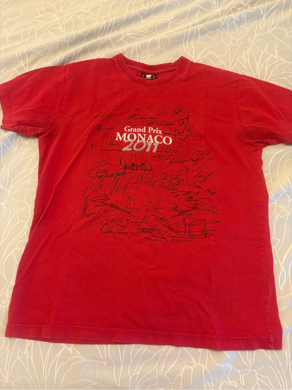 Monaco Grand Prix 2011 Red Crewneck T-Shirt